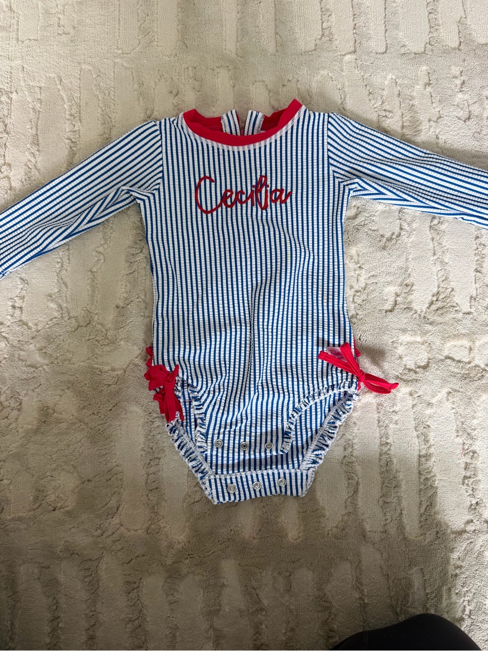Embroidered Cecilia bathing suit